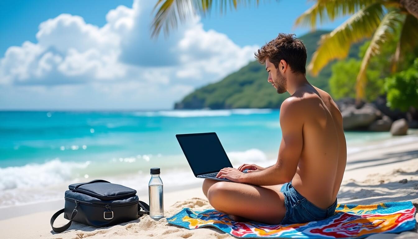 découvrez quelles réductions et avantages sont accessibles aux travailleurs nomades digitaux en télétravail : fiscalité, équipements, coworking et voyages, tout ce qu'il faut savoir en 2024.